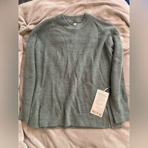 lululemon athletica Green Crew Neck Sweater